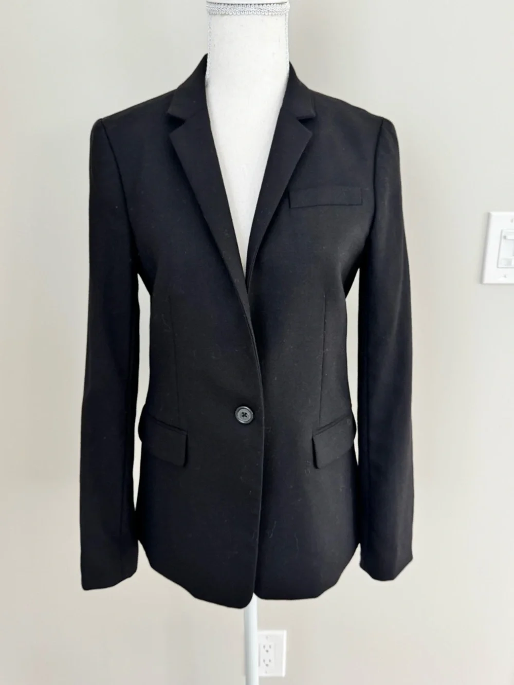J Crew Regent Blazer Sz 4 Black